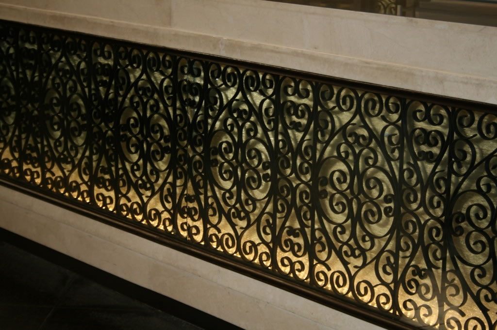 Textured Glass with Grills