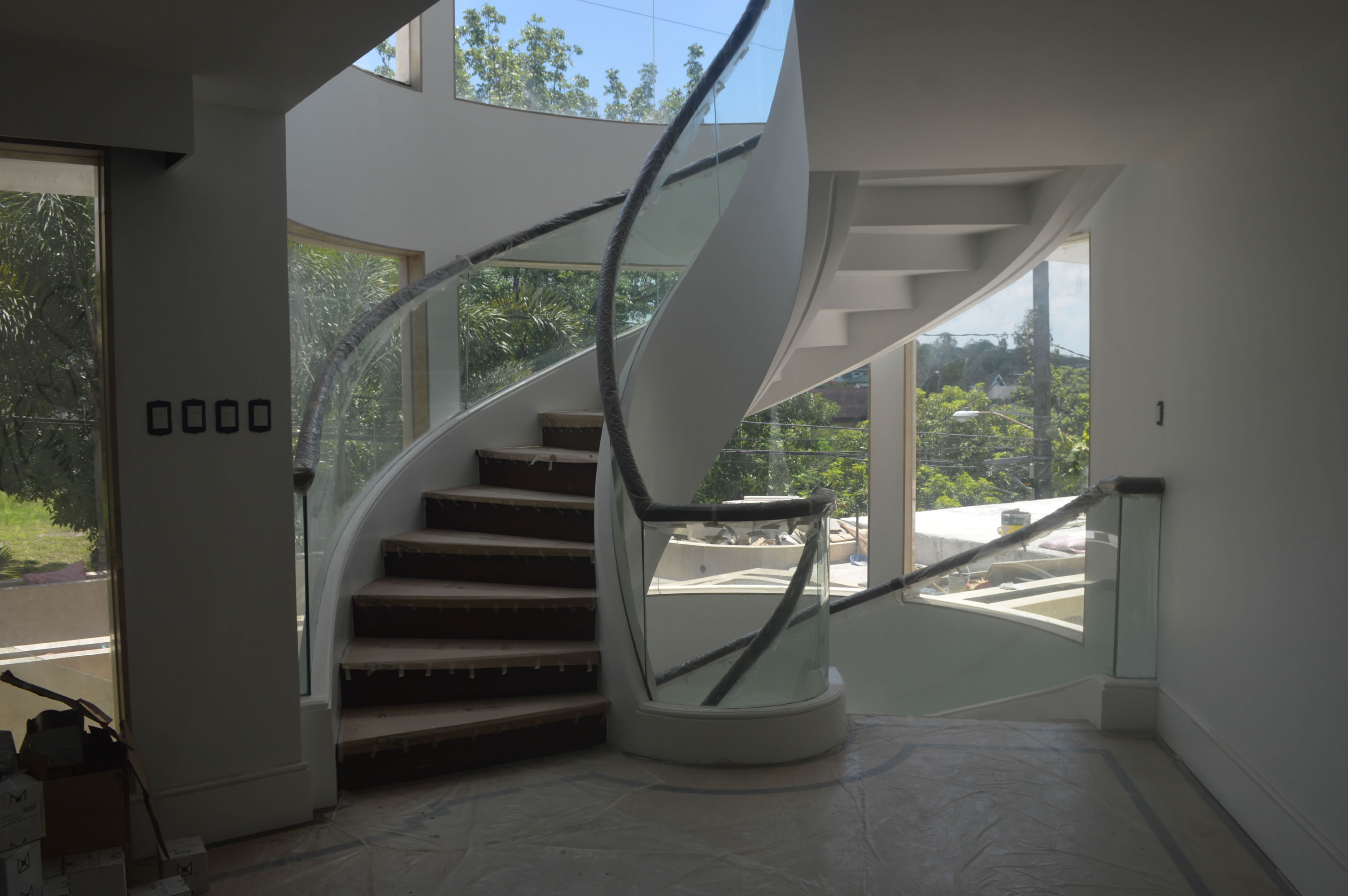 Glass Railing Curved | Glass Railings Philippines, Glass ...