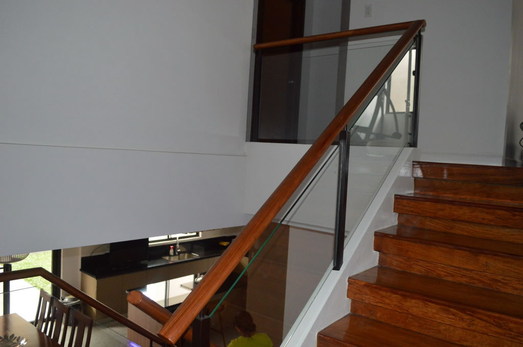 Glass Railing Wrought Iron Frame | Glass Railings Philippines, Glass Railing,  Tempered Glass, Wrought Iron Railings, Gates, Grills, Metal Fabrication,  Curved Glass