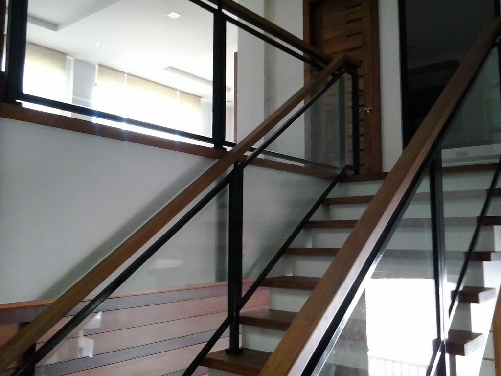 Glass Stair Railing | Glass Railings Philippines, Glass Railing, Tempered  Glass, Wrought Iron Railings, Gates, Grills, Metal Fabrication, Curved Glass